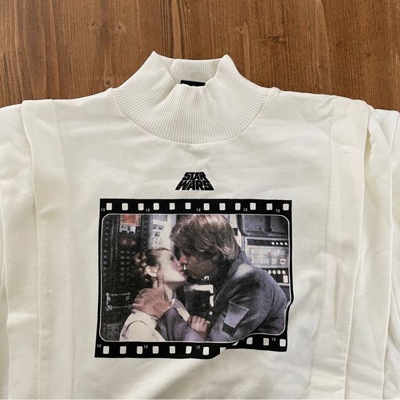 Zara X Star Wars Princess Leia and Han Solo Disney Colab Mock Neck Sweater - Picture 5 of 9